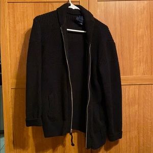 American Eagle Men’s Shawl Cardigan zippered